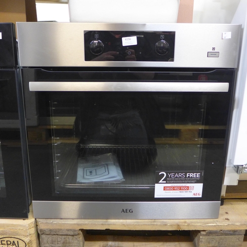 4156 - AEG Multifunction Oven With Steam, Original RRP £340.83 + Vat (468-102), *This lot is subject to VAT