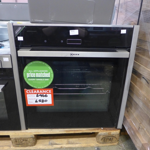 4165 - Neff Single Slide N Hide Oven (468-192) *This lot is subject to Vat