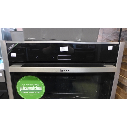 4165 - Neff Single Slide N Hide Oven (468-192) *This lot is subject to Vat