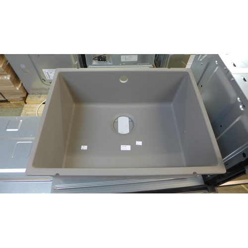 4170 - Grey Composite 1.0 Bowl Sink (468-189) *This lot is subject to Vat