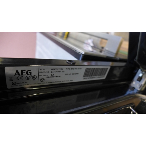 4182 - AEG Built-In Double Oven, Original RRP £857.50 + Vat (468-98), *This lot is subject to VAT