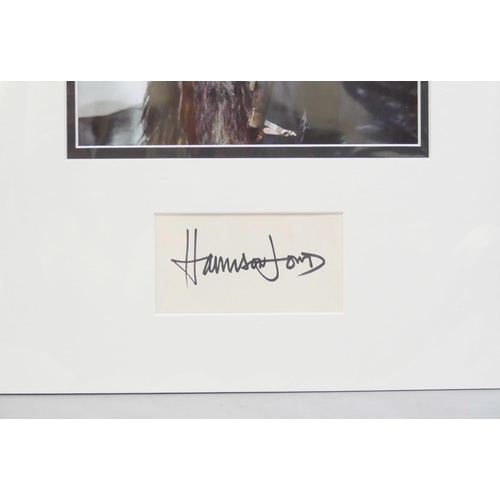 2004 - Star Wars, signed Harrison Ford display, no CoA