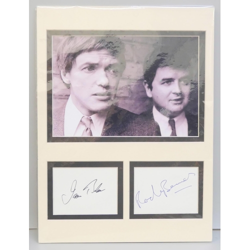 2014 - The Likely Lads, autograph display, James Bolam and Rodney Bewes, no CoA