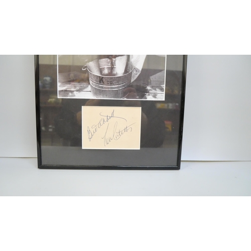 2019 - An Abbott and Costello signed display, with COA