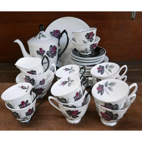 2073 - A Royal Albert Masquerade tea and coffee set **PLEASE NOTE THIS LOT IS NOT ELIGIBLE FOR IN-HOUSE POS... 