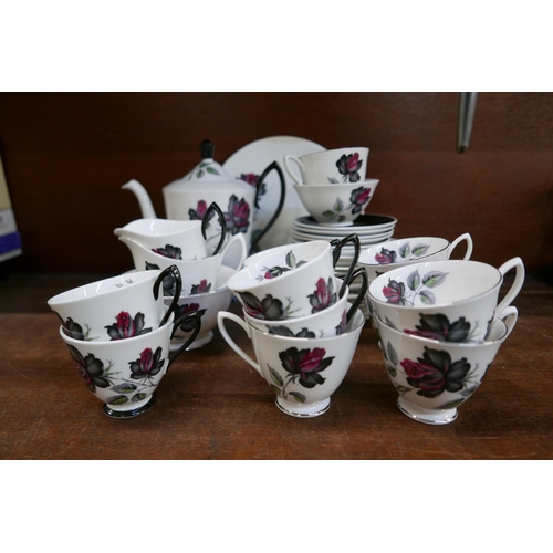 2073 - A Royal Albert Masquerade tea and coffee set **PLEASE NOTE THIS LOT IS NOT ELIGIBLE FOR IN-HOUSE POS... 