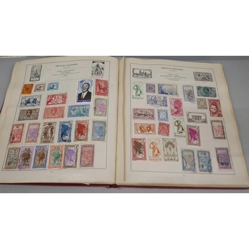 2109 - An album of stamps including one Penny Black, Australia, Belgium, Canada, China, Eire, France, Frenc... 