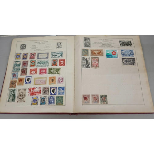 2109 - An album of stamps including one Penny Black, Australia, Belgium, Canada, China, Eire, France, Frenc... 