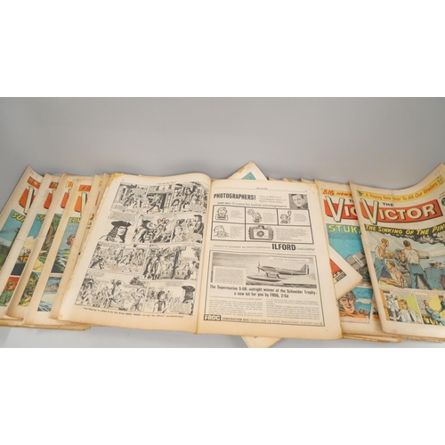 2131 - A collection of Victor and Action comics dating back to 1964