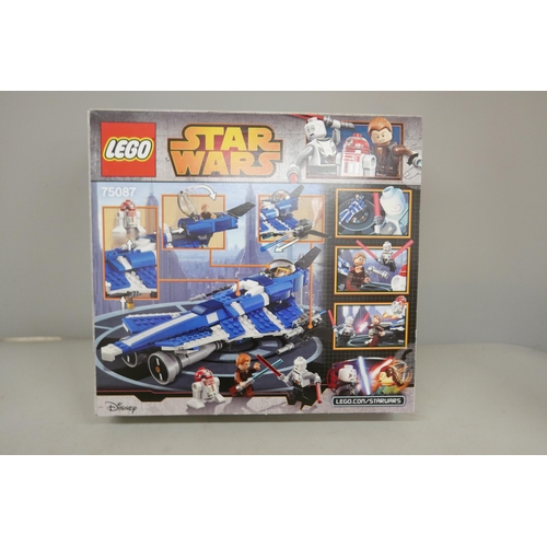 2154 - A Lego Star Wars set, 75087 Anakin's Custom Jedi Star Fighter, retired 2015