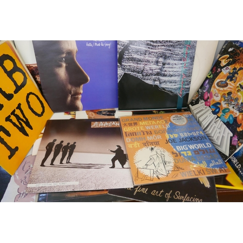 2183 - Twenty-eight mostly 1980s LP records with some 12'' singles Undertones, Alison Moyet, Ryan Paris, Jo... 