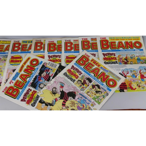 2256 - A collection of Dandy comics from 1990s, 272 and Beano 1990s, 303, total 575 issues in four boxes **... 