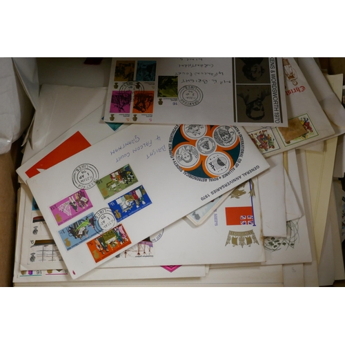 2260 - Stamps; box of stamps, covers, etc., loose and in albums **PLEASE NOTE THIS LOT IS NOT ELIGIBLE FOR ... 