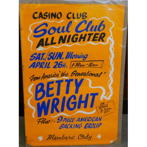 2326 - A Northern Soul Betty Wright Wigan Casino poster