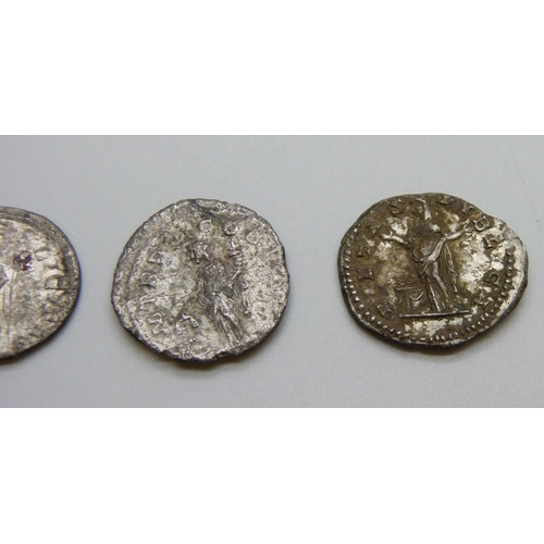 7179 - Three silver/billon ancient Roman Denarius