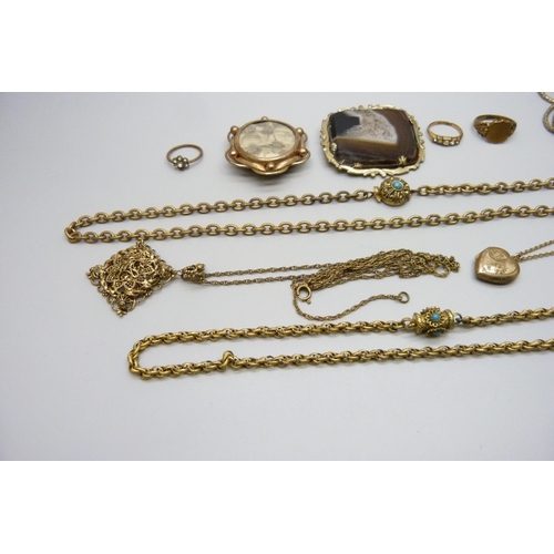 7200 - A collection of Victorian and later jewellery