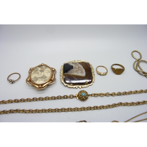 7200 - A collection of Victorian and later jewellery