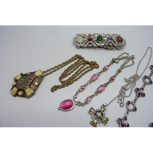 7208 - A collection of Miracle jewellery, etc.