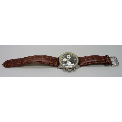 7255 - A Breitling Navitimer stainless steel manual wind chronograph wristwatch, ref. 806, circa 1971, 40mm