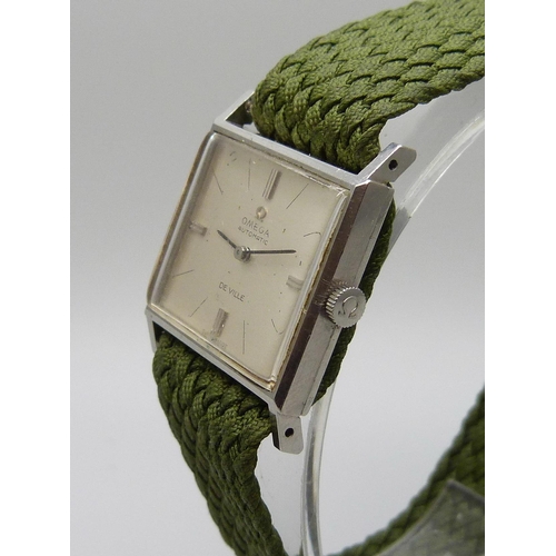 7263 - An Omega De Ville stainless steel automatic wristwatch, ref. 151.005, 28mm