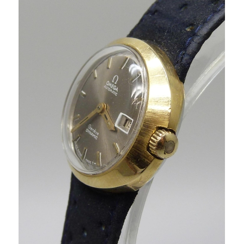 7267 - A lady's Omega Dynamic gold plated automatic wristwatch, circa 1969, 29mm