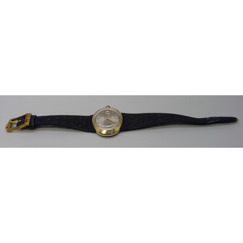 7267 - A lady's Omega Dynamic gold plated automatic wristwatch, circa 1969, 29mm