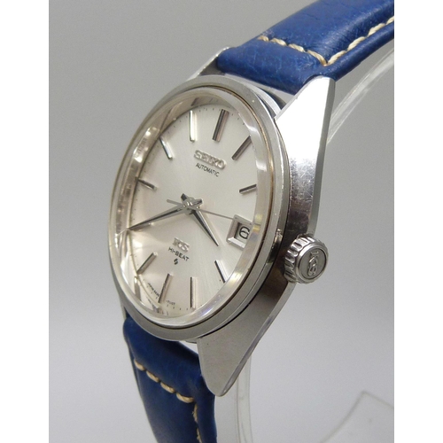 7269 - A Seiko King Seiko stainless steel wristwatch with automatic high beat movement, ref. 5625-7110, cir... 