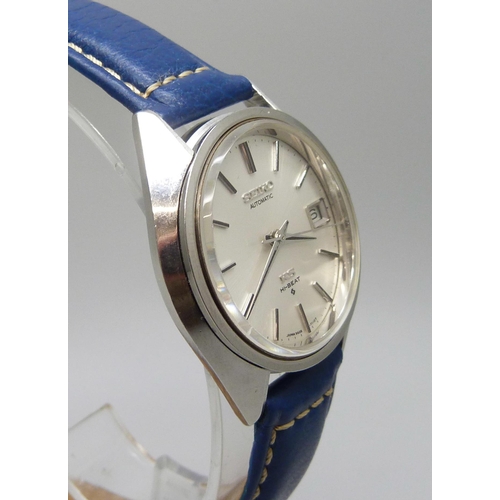 7269 - A Seiko King Seiko stainless steel wristwatch with automatic high beat movement, ref. 5625-7110, cir... 