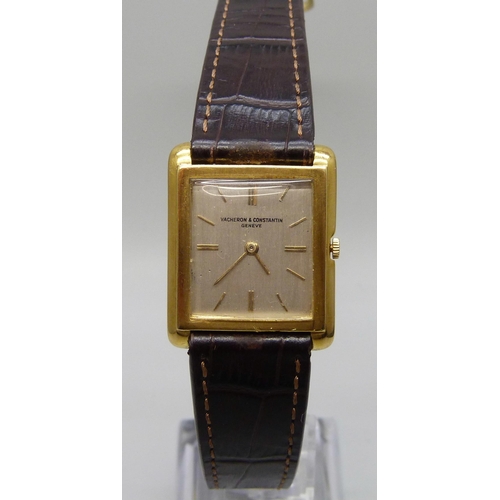 7273 - A Vacheron & Constantin 18ct yellow gold manual wind wristwatch, ref. 6123, circa 1961, 25mm, this l... 