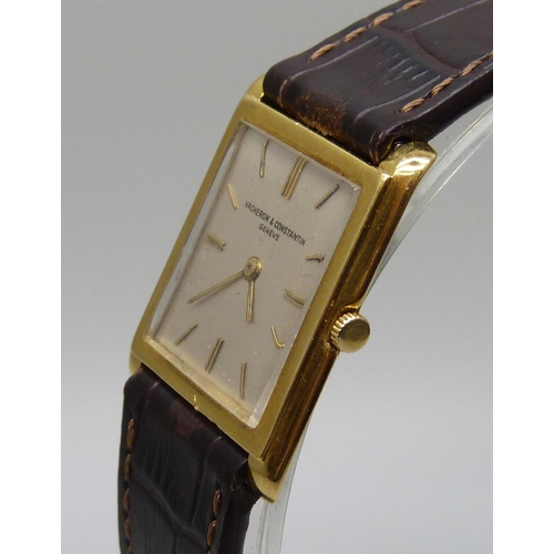 7273 - A Vacheron & Constantin 18ct yellow gold manual wind wristwatch, ref. 6123, circa 1961, 25mm, this l... 