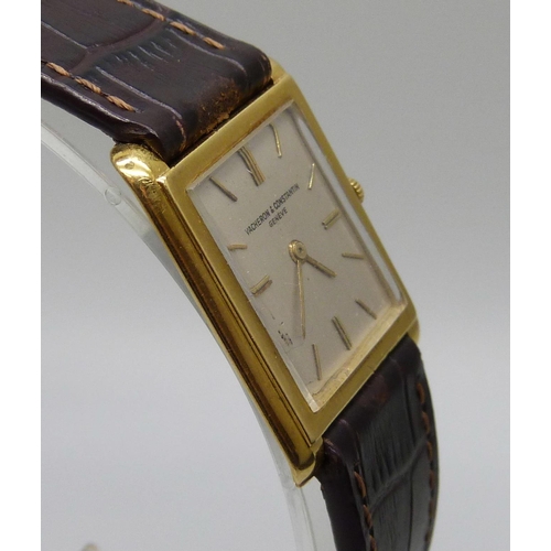 7273 - A Vacheron & Constantin 18ct yellow gold manual wind wristwatch, ref. 6123, circa 1961, 25mm, this l... 