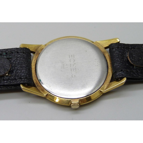 7285 - A Pierce gold plated manual wind wristwatch