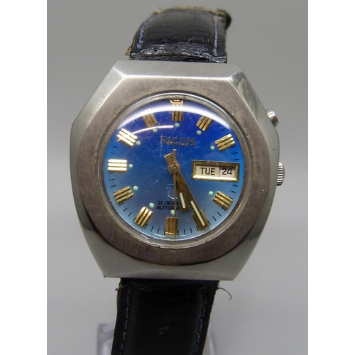 7288 - A Ricoh stainless steel automatic wristwatch