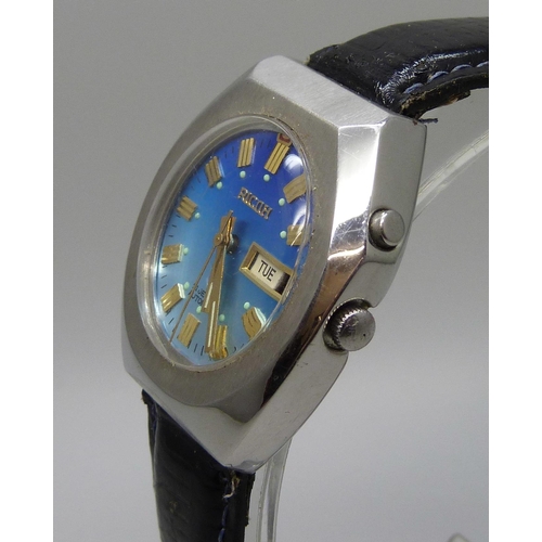 7288 - A Ricoh stainless steel automatic wristwatch