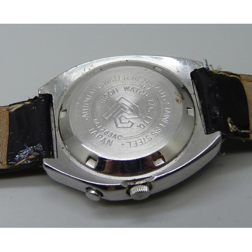 7288 - A Ricoh stainless steel automatic wristwatch