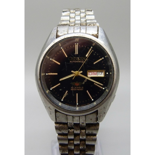 7290 - A Citizen stainless steel automatic bracelet watch