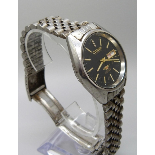 7290 - A Citizen stainless steel automatic bracelet watch