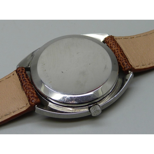 7298 - An Eterna Sonic stainless steel electronic wristwatch, circa 1969, 37mm