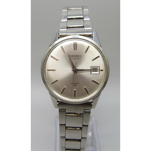 7299 - A Seiko stainless steel automatic wristwatch, ref. 7625-1994, circa 1968, 36mm