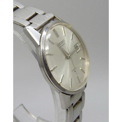 7299 - A Seiko stainless steel automatic wristwatch, ref. 7625-1994, circa 1968, 36mm