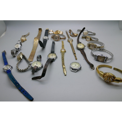 7311 - A collection of lady's wristwatches