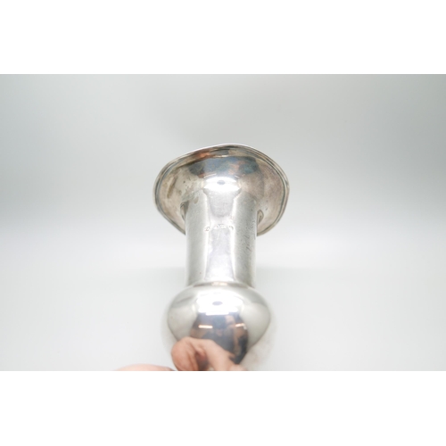 7320 - A silver vase, weighted, 15.5cm