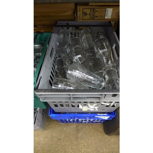 5287 - 4 boxes of assorted branded glasses