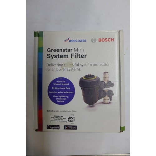 5305 - A Bosch Greenstar mini system filter and a quantity of heater covers