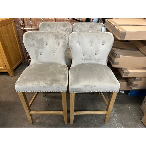 3198 - A set of 4 Chennai barstools *This lot is subject to VAT