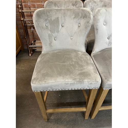 3198 - A set of 4 Chennai barstools *This lot is subject to VAT