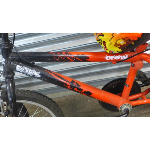 5188 - 2 boys bikes including a Crew Extreme BMX and a Concept Grizzly MTB