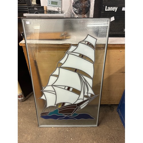 5125A - A ship stained glass window