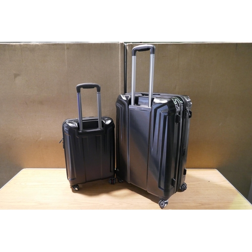 6006 - Samsonite Endure 2 piece black Hardside Suitcases with box, Original RRP £119.99 + Vat (340-200) *Th... 