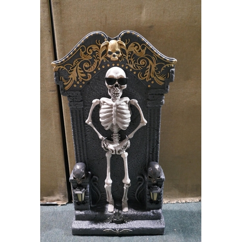 6016 - 3Ft Animated Tombstone with box - no power lead  (340-312) *This lot is subject to Vat